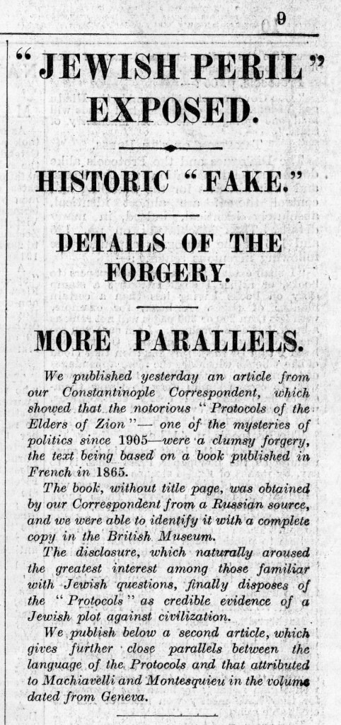 Jewish peril exposed